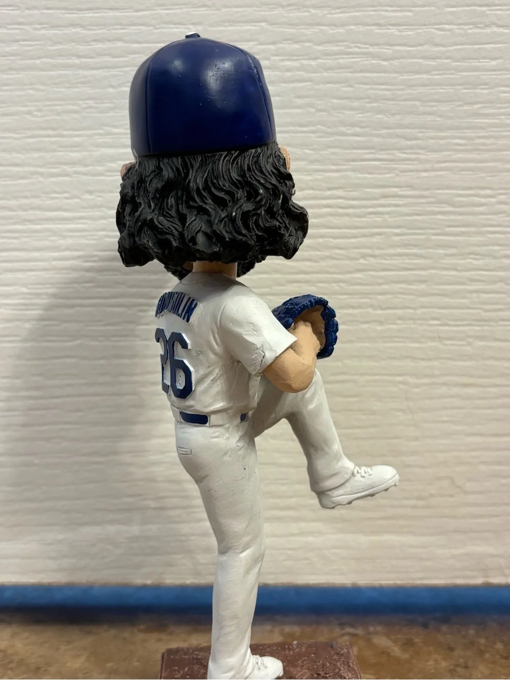 Tony Gonsolin  LA Dodgers Pitcher Bobblehead - White & Blue Approx 7”